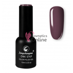 Oja semipermanenta FSM, ONE STEP Color UV/LED 10ml Cod 030 Plum